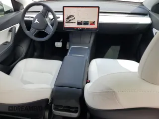 2022 Tesla Model Y Performance with VIN 7SAYGDEFXNF510418, listed as a Copart auction lot 51131465 with 16,263 mi miles and Salvage Title. Bid and sale history available at DreamBid. Image 8.