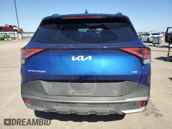 2024 Kia Sportage X-Line with VIN 5XYK6CDF0RG182894, listed as a Copart auction lot 48264185 with 20,899 mi miles and Salvage Title. Bid and sale history available at carsss.com. Image 6.