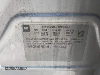 2013 Buick LaCrosse Leather with VIN 1G4GC5E36DF267888, listed as a IAAI auction lot 42584739 with 200,539 mi miles and . Bid and sale history available at DreamBid. Image 9.
