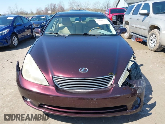 2005 Lexus ES 330 with VIN JTHBA30G455137584, listed as a IAAI auction lot 41961431 with 197,531 mi miles. Bid and sale history available at carsss.com. Image 11.