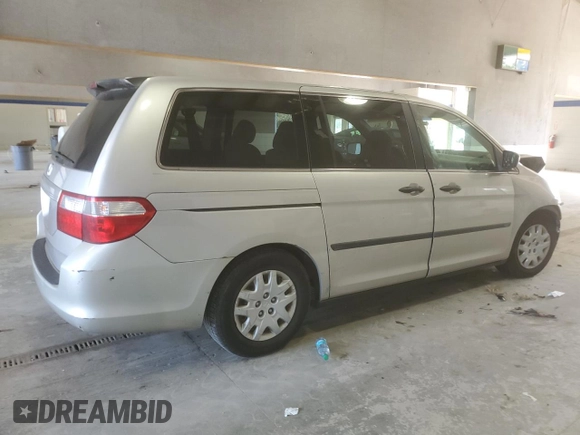 2007 Honda Odyssey LX z VIN 5FNRL38287B004153, wystawiony jako Copart lot #58095495 z przebiegiem Nie podano mil oraz Szkoda całkowita • Salvage title. Historia ofert i sprzedaży dostępna na DreamBid. Obrazek 3.
