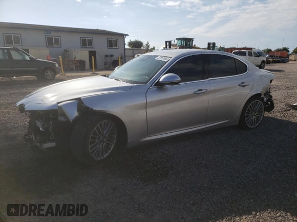 2017 Alfa Romeo Giulia Ti with VIN ZARFAECN6H7550369, listed as a Copart auction lot 37557893 with 14,876 mi miles. Bid and sale history available at carsss.com. Image 1.