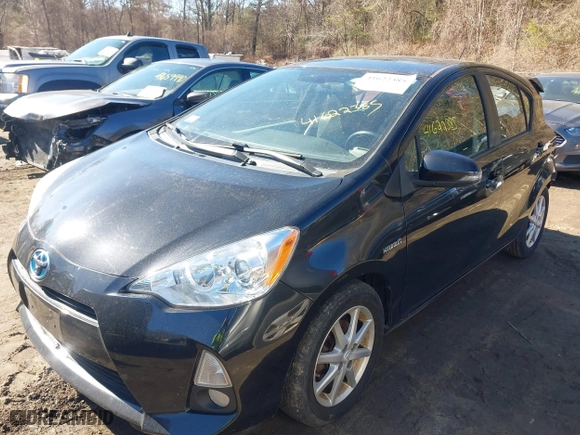 2013 Toyota Prius c One with VIN JTDKDTB36D1034076, listed as a IAAI auction lot 41622385 with 148,920 mi miles. Bid and sale history available at carsss.com. Image 17.