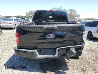 2018 Ford F-150 XL with VIN 1FTEW1EG3JKF99594, listed as a Copart auction lot 52247735 with 76,065 mi miles and Salvage Title. Bid and sale history available at carsss.com. Image 6.