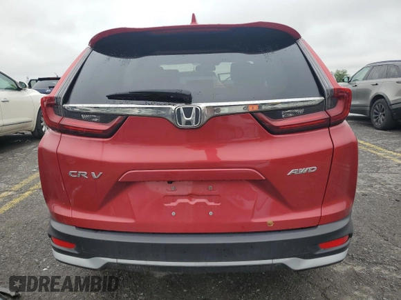 2020 Honda CR-V EX-L with VIN 2HKRW2H88LH649063, listed as a Copart auction lot 58905605 with Not provided miles and Salvage title. Bid and sale history available at DreamBid. Image 6.