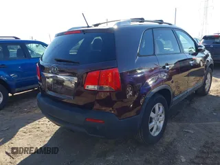 2011 Kia Sorento LX with VIN 5XYKT4A19BG164164, listed as a IAAI auction lot 41765891 with 144,684 mi miles. Bid and sale history available at carsss.com. Image 4.