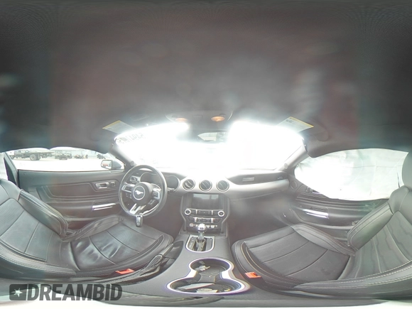 2023 Ford Mustang GT with VIN 1FA6P8CFXP5304962, listed as a Copart auction lot 54947875 with 12,317 mi miles and Salvage title. Bid and sale history available at DreamBid. Image 14.