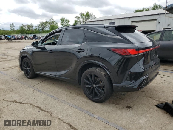2023 Lexus RX 500h F Sport Performance с VIN 2T2BCMEA9PC003628, выставлен на аукционе Copart как лот 57673995 с пробегом 34 567 миль миль и Списание • Salvage title. История ставок и продаж доступна на DreamBid. Изображение 2.