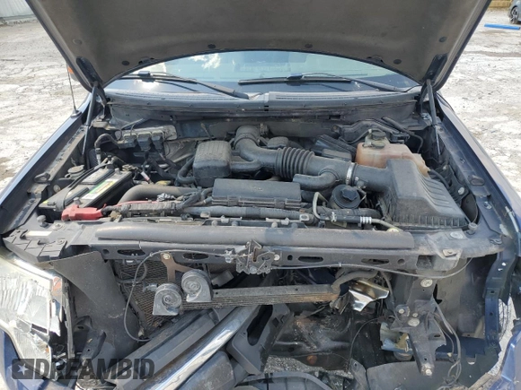 2010 Ford F-150 XL with VIN 1FTFW1EV9AFB05704, listed as a Copart auction lot 63180505 with Not provided miles and Salvage title. Bid and sale history available at DreamBid. Image 11.