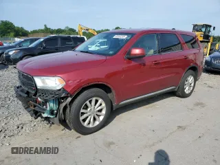 2014 Dodge Durango SXT with VIN 1C4RDJAG8EC495227, listed as a Copart auction lot 63550295 with 359,835 mi miles and Salvage title. Bid and sale history available at DreamBid. Image 1.