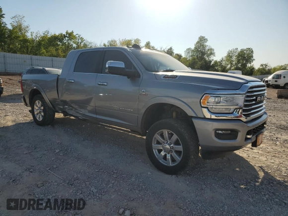 2021 Ram 2500 Longhorn with VIN 3C6UR5PLXMG576496, listed as a Copart auction lot 76097194 with 115,712 mi miles and Salvage title. Bid and sale history available at DreamBid. Image 4.