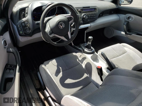 2011 Honda CR-Z with VIN JHMZF1C44BS014211, listed as a Copart auction lot 66487924 with 206,628 mi miles and Salvage title. Bid and sale history available at DreamBid. Image 8.