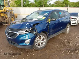 2020 Chevrolet Equinox LT with VIN 2GNAXUEV5L6173091, listed as a IAAI auction lot 42162891 with 43,468 mi miles and . Bid and sale history available at DreamBid. Image 17.