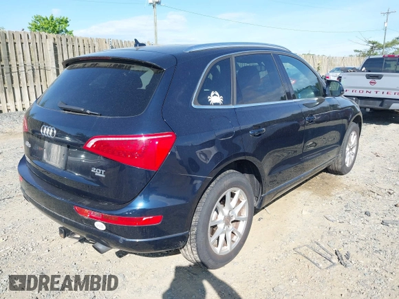 2011 Audi Q5 Premium Plus with VIN WA1LFAFP7BA108192, listed as a IAAI auction lot 42160182 with 151,665 mi miles and . Bid and sale history available at DreamBid. Image 4.