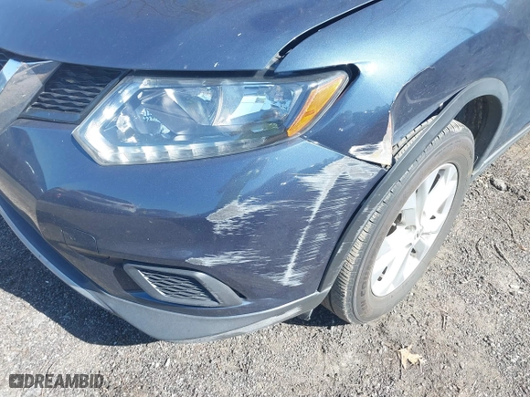 2015 Nissan Rogue S with VIN KNMAT2MT3FP567430, listed as a IAAI auction lot 41650408 with 155,654 mi miles. Bid and sale history available at carsss.com. Image 6.