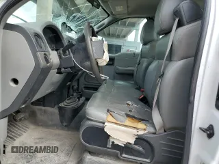 2005 Ford F-150 XL with VIN 1FTRF14WX5NA45001, listed as a Copart auction lot 77180384 with 367,053 mi miles and Salvage Title. Bid and sale history available at carsss.com. Image 7.