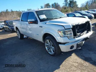 2013 Ford F-150 XL with VIN 1FTFW1ET6DFC23809, listed as a IAAI auction lot 41429084 with 172,583 mi miles. Bid and sale history available at carsss.com. Image 1.