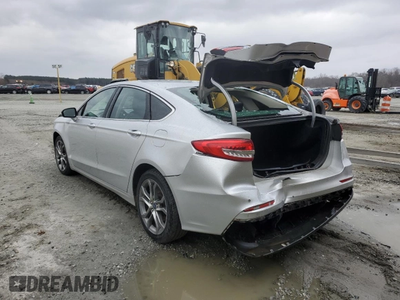 2019 Ford Fusion SEL with VIN 3FA6P0CD7KR139488, listed as a Copart auction lot 44620805 with 98,038 mi miles and Salvage Title. Bid and sale history available at carsss.com. Image 2.