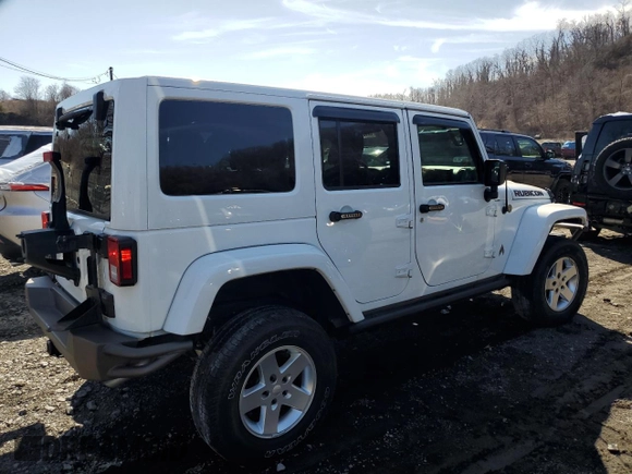 2017 Jeep Wrangler Unlimited Rubicon with VIN 1C4HJWFG9HL543266, listed as a Copart auction lot 50002055 with 50,223 mi miles and Salvage title. Bid and sale history available at DreamBid. Image 3.