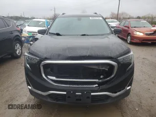 2018 GMC Terrain SLT with VIN 3GKALVEV7JL357813, listed as a Copart auction lot 80859704 with 97,437 mi miles and Salvage Title. Bid and sale history available at carsss.com. Image 5.