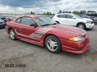1995 Ford Mustang GT with VIN 1FALP42T2SF256900, listed as a Copart auction lot 58354735 with 156,099 mi miles and Salvage title. Bid and sale history available at DreamBid. Image 4.