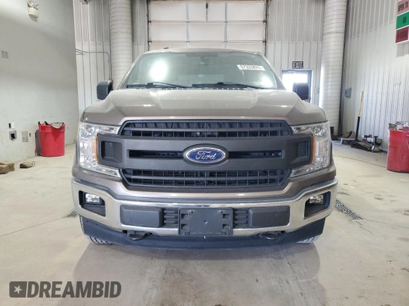 2018 Ford F-150 XL with VIN 1FTMF1EB4JKC19744, listed as a Copart auction lot 57333825 with 81,550 mi miles and Salvage title. Bid and sale history available at DreamBid. Image 5.