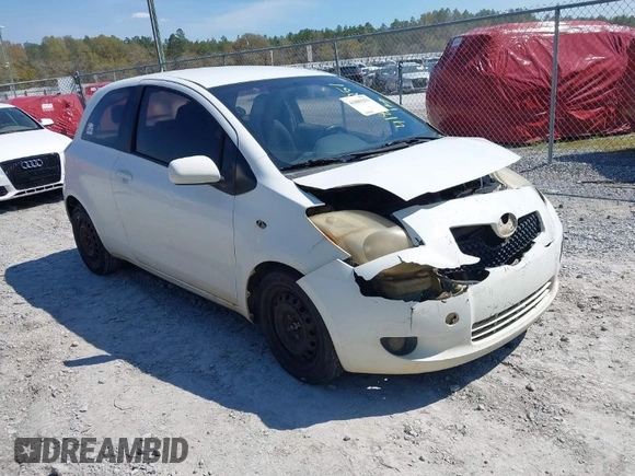 2008 Toyota Yaris with VIN JTDJT923085216503, listed as a IAAI auction lot 41889251 with 337,498 mi miles. Bid and sale history available at carsss.com. Image 1.