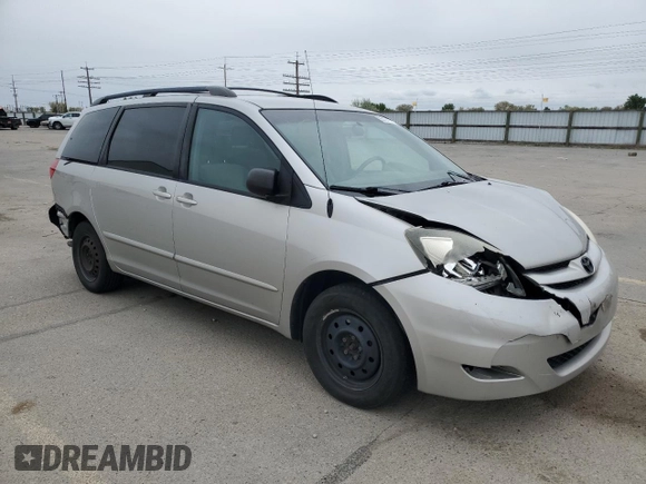 2008 Toyota Sienna CE z VIN 5TDZK23C08S204745, wystawiony jako Copart lot #55127115 z przebiegiem 241 118 mil mil oraz Szkoda całkowita • Salvage title. Historia ofert i sprzedaży dostępna na DreamBid. Obrazek 4.