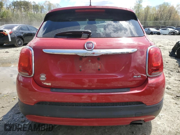 2016 FIAT 500X Lounge z VIN ZFBCFYDT4GP389082, wystawiony jako Copart lot #53291915 z przebiegiem 117 153 mil mil oraz Szkoda całkowita • Salvage title. Historia ofert i sprzedaży dostępna na DreamBid. Obrazek 6.