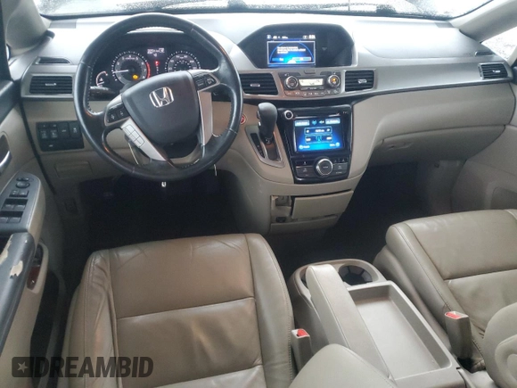 2016 Honda Odyssey EX-L with VIN 5FNRL5H65GB045564, listed as a Copart auction lot 46044735 with 322,541 mi miles and Salvage Title. Bid and sale history available at DreamBid. Image 8.