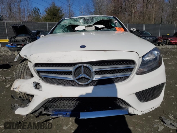 2016 Mercedes-Benz C 300 with VIN 55SWF4JB8GU149038, listed as a Copart auction lot 49835155 with 138,024 mi miles and Salvage Title. Bid and sale history available at carsss.com. Image 5.