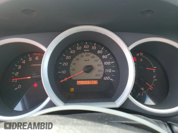 2010 Toyota Tacoma PreRunner with VIN 3TMKU4HN0AM024818, listed as a Copart auction lot 55816305 with 111,527 mi miles and Salvage title. Bid and sale history available at DreamBid. Image 9.