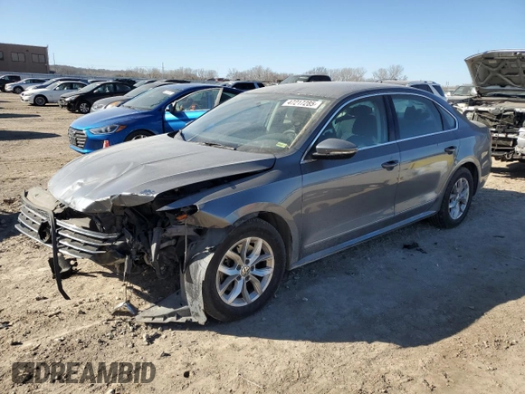 2017 Volkswagen Passat S with VIN 1VWAT7A39HC084887, listed as a Copart auction lot 47217285 with 110,787 mi miles and Salvage title. Bid and sale history available at DreamBid. Image 1.