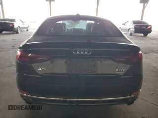 2018 Audi A5 Sportback Prestige with VIN WAUCNCF52JA049969, listed as a Copart auction lot 89395685 with 81,274 mi miles and Salvage Title. Bid and sale history available at carsss.com. Image 6.
