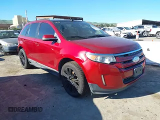 2013 Ford Edge SEL with VIN 2FMDK3J90DBB83023, listed as a IAAI auction lot 41872920 with 105,279 mi miles. Bid and sale history available at carsss.com. Image 1.