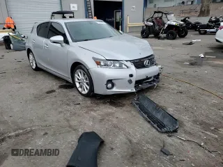 2012 Lexus CT 200h with VIN JTHKD5BH4C2071416, listed as a Copart auction lot 48600144 with 167,656 mi miles and Salvage Title. Bid and sale history available at carsss.com. Image 10.