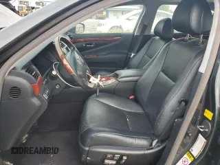 2007 Lexus LS 460 L with VIN JTHGL46F975015133, listed as a Copart auction lot 54196385 with 157,349 mi miles and Clean Title. Bid and sale history available at DreamBid. Image 7.