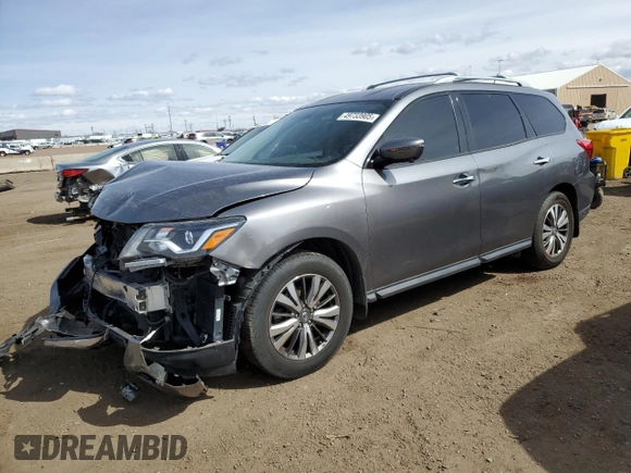 2018 Nissan Pathfinder SL with VIN 5N1DR2MN8JC621121, listed as a Copart auction lot 49733905 with 84,544 mi miles and Salvage Title. Bid and sale history available at carsss.com. Image 1.