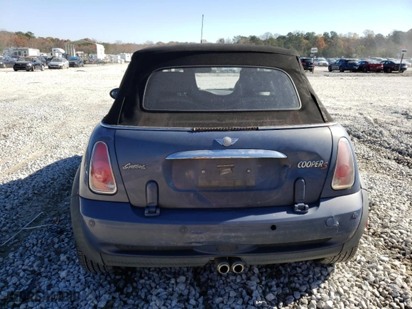 2007 MINI Cooper Convertible S with VIN WMWRH33547TL93855, listed as a Copart auction lot 78313133 with 130,832 mi miles and Salvage Title. Bid and sale history available at carsss.com. Image 6.