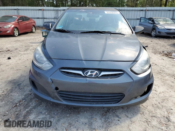 2013 Hyundai Accent GLS with VIN KMHCT4AE1DU307046, listed as a Copart auction lot 51236265 with 240,600 mi miles and Salvage Title. Bid and sale history available at carsss.com. Image 5.