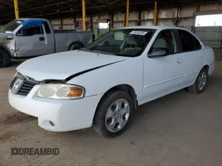 2005 Nissan Sentra 1.8 with VIN 3N1CB51D85L530008, listed as a Copart auction lot 55095395 with 164,336 mi miles and Salvage Title. Bid and sale history available at DreamBid. Image 1.