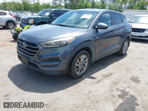 2016 Hyundai Tucson SE z VIN KM8J23A44GU119203, wystawiony jako IAAI lot #42104002 z przebiegiem 139 797 mil mil oraz . Historia ofert i sprzedaży dostępna na DreamBid. Obrazek 2.