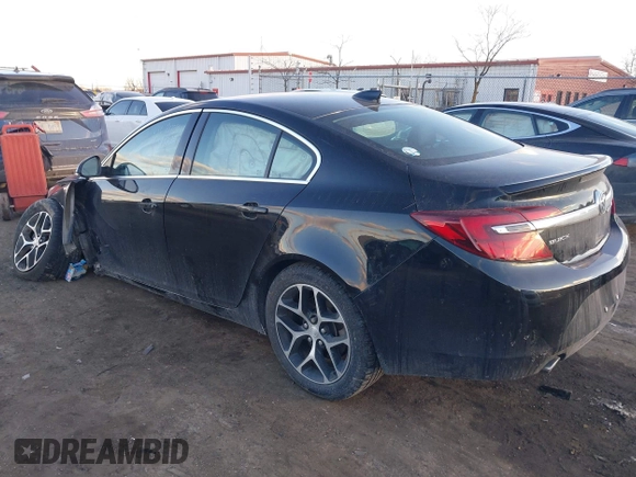 2017 Buick Regal Sport Touring with VIN 2G4GL5EX6H9145940, listed as a IAAI auction lot 41465829 with 44,034 mi miles. Bid and sale history available at carsss.com. Image 3.