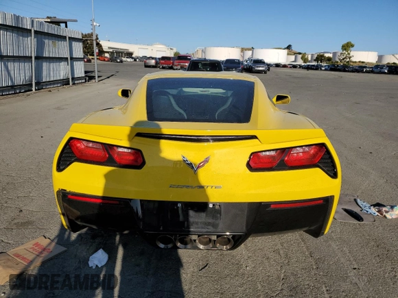 2016 Chevrolet Corvette Z51 2LT with VIN 1G1YK2D78G5121980, listed as a Copart auction lot 56662664 with 0 mi miles and Salvage Title. Bid and sale history available at carsss.com. Image 6.
