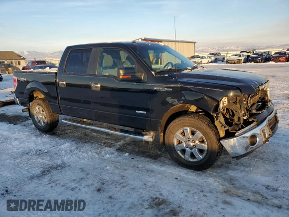 2013 Ford F-150 XL with VIN 1FTFW1ET1DFD27365, listed as a Copart auction lot 88555385 with 135,216 mi miles and Salvage Title. Bid and sale history available at carsss.com. Image 4.