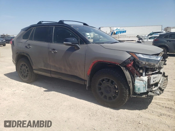 2022 Toyota RAV4 XSE with VIN JTMFB3FV4ND085997, listed as a Copart auction lot 50556935 with 28,662 mi miles and Salvage title. Bid and sale history available at DreamBid. Image 4.