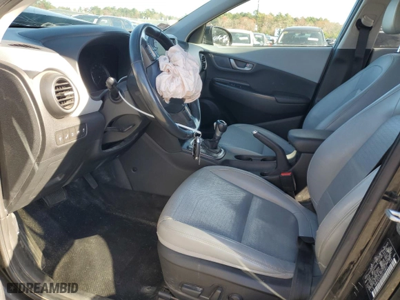 2018 Hyundai Kona Ultimate with VIN KM8K5CA58JU112671, listed as a Copart auction lot 81144064 with 0 mi miles and Salvage Title. Bid and sale history available at carsss.com. Image 7.