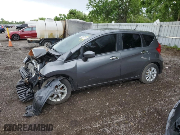 2019 Nissan Note SV with VIN 3N1CE2CP0KL358386, listed as a Copart auction lot 58157114 with Not provided miles and Salvage title. Bid and sale history available at DreamBid. Image 1.