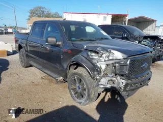 2018 Ford F-150 XL with VIN 1FTEW1EP9JFE03456, listed as a IAAI auction lot 41741500 with 104,123 mi miles. Bid and sale history available at carsss.com. Image 1.