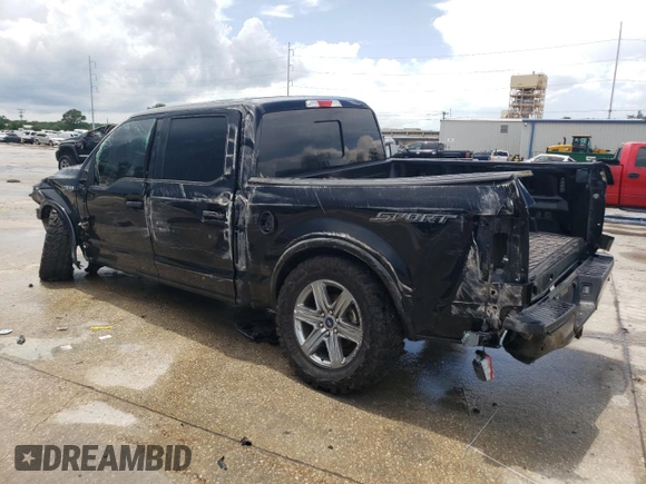 2019 Ford F-150 XL with VIN 1FTEW1CP0KFA68933, listed as a Copart auction lot 58532805 with Not provided miles and Salvage title. Bid and sale history available at DreamBid. Image 2.